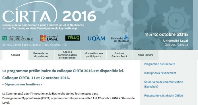 Colloque CIRTA 2016