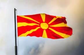 Drapeau de Macédoine du Nord