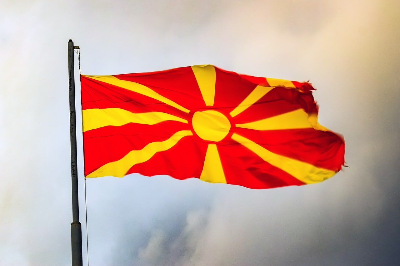 Drapeau de Macédoine du Nord