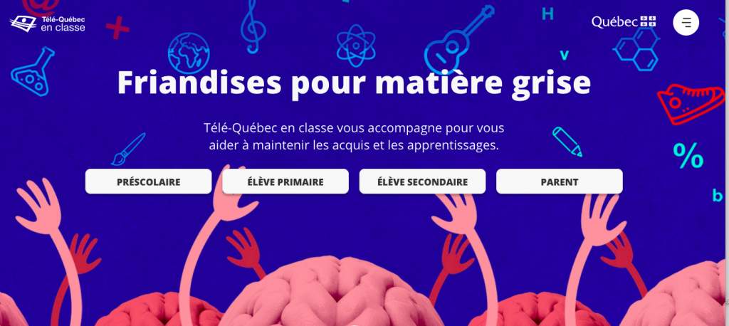 Plateforme éducative - Télé-Québec en classe