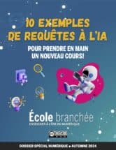 Couverture du guide 10 requêtes à l'IA pour prendre en main un nouveau cours